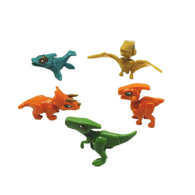 

Plastic DIY Assemble Dinosaur Toy Small Tyrannosaurus Block Pterosaur Model