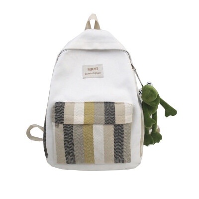 

Schoolbag female Korean high school students ins wind large-capacity backpack junior high school students backpack fashion