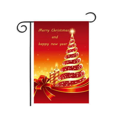 

2020 Christmas Series Garden Flag Cartoon Printed Decorative Hanging Banner For Outdoor Yard Lawn Patio Porch Decor New Year