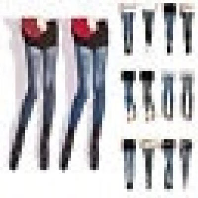 

Cool Sexy Women&39s Faux Denim Look Jean Leggings Jeggings Skinny Tights Pants