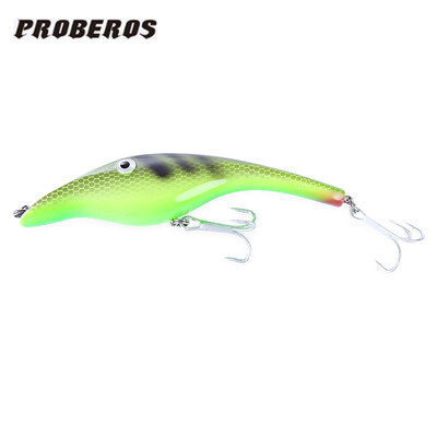 

Proberos Useful Hard Fish Shape Fishing Bait for Outdoor Activity