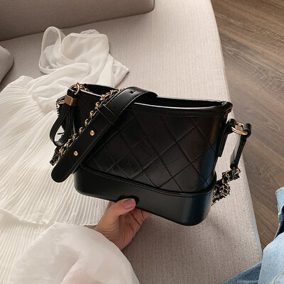 

Linger stray bag chain bag tide ins fashion bucket large capacity one shoulder slanting lady