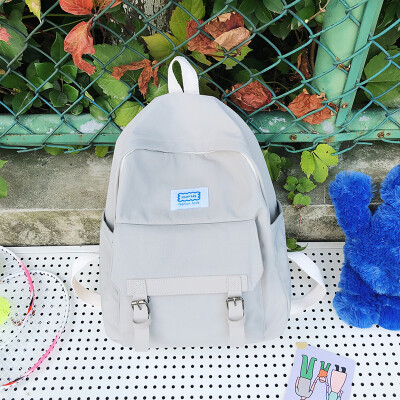 

Large-capacity school bag female high school student backpack Korean version of the ancient girl girl campus wind ins junior high school student backpack