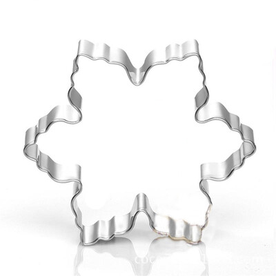 

Snowflakes Cookies Cutter Stainless Steel Biscuit Cake Mold Fondant Baking Tools