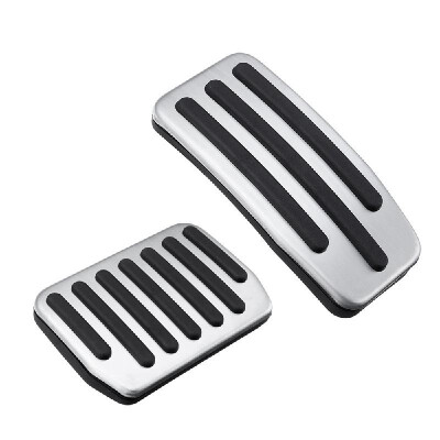 

2Pcs Non-Slip Aluminum Alloy Accelerator Brake Foot Pedal Pads for Tesla Model 3