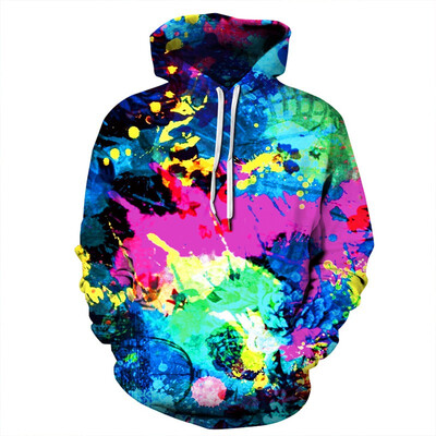 

Men Horror Clown Autumn Drawstring 3D Printed Hoodies Men Women Couple Hoodies 3D Print Hoody Casual