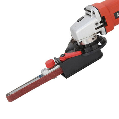

Multifunction Mini DIY Sander Sanding Belt Adapter Bandfile Belt Sander for 100mm 4" Electric Angle Grinder