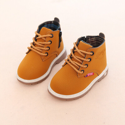 

Autumn Winter Baby Shoes Fashion Boots Baby Boy Girl Shoes First Walkers Handsome Baby Boy Shoes