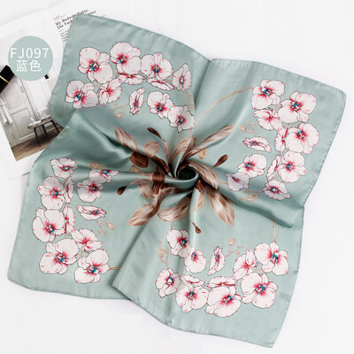 

2018 new satin small square scarf stewardess professional small scarf wild lady scarf scarves hair band FJ097