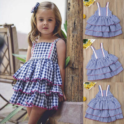 

Toddler Newborn Kids Summer Infant Baby Girls Sleeveless Dress Clothes Dresses
