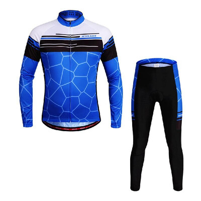 

WOSAWE® Unisex Breathable Quick-dry Cycling Full-zip Long Sleeve Jersey Pants Cycling Mountain Biking Long Sleeve Bicycle Clothing