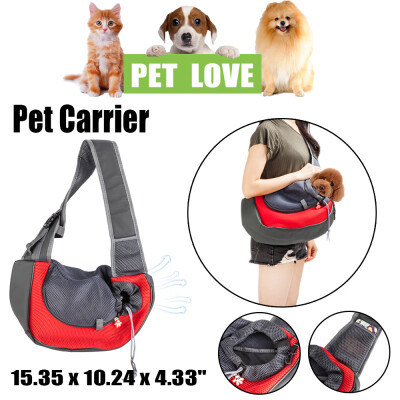 

Comfort Pet Dog Handbag Carrier Travel Carry Bags For Small Animals  Gray&Red