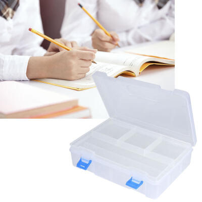 

Greensen Large Capacity Transparent Sketch Pencil Storage Box Multi-function 2-layer Organizer Case