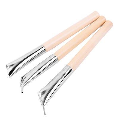 

3pcs Stainless Steel Batik Pens Pottery Clay Sculpture Wax Tools Set