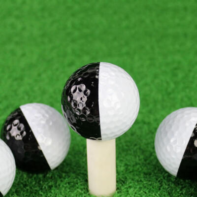 

Golf Ball Patchwork Ball Synthetic Rubber Resin Golfing Practice Two Piece Balls Present Gift