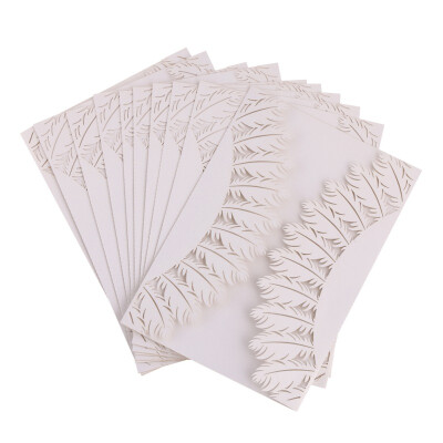 

New Hot White 10pcs Vertical Laser Cut Butterfly Invitations Cards Kits for Wedding Bridal Shower Birthday Anniversary Party