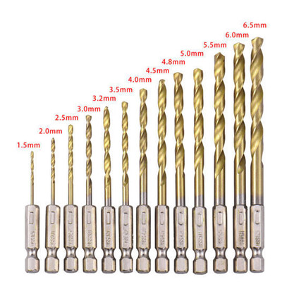 

Multi 13pcs HSS Hex Shank Quick Change Cobalt Drills Bits 15mm65mm Hot Sale