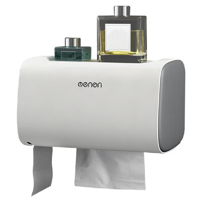 

Mengni Paper Towel Dispenser Wall Mounted No-drilling Paper Towel Holder Dispenser Bathroom Toilet Tissue Dispenser Garbage Bags D