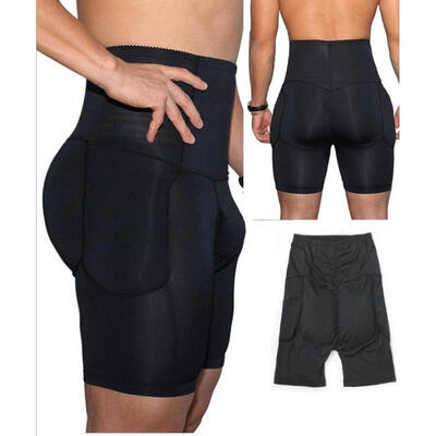 

Men´s Body Shaper Tummy Control Slimming Shapewear Shorts High Waist bdomen Trimming Boxer Brief Stretch Pants