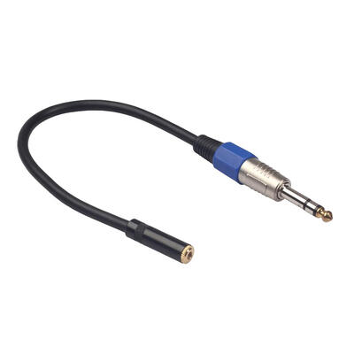 

03m 1ft 635mm 14inch TRS to 35mm 18inch Stereo Audio Adapter Cable