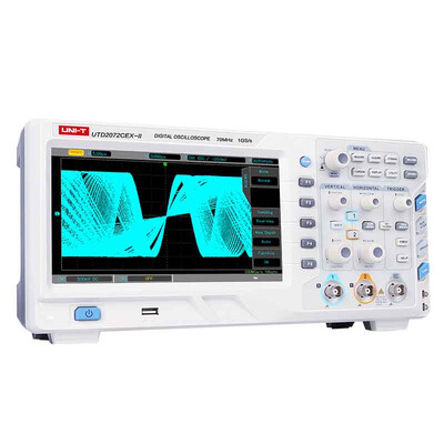 

Original UNI-T UTD2102CEX-II UTD2072CEX-II Digital Storage Oscilloscope 2 Channels 70100MHz 25kpts Memory Depth Scopemeter