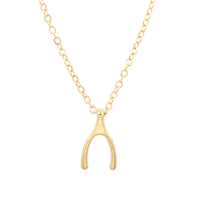 

Fashion New Arrived Wish Wishbone Necklace Pendant For Women Jewelry