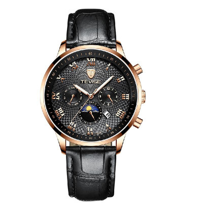 

TEVISE T846B Man Watch Big Dial Mechanical Watch Automatic Watch Skeleton Design Watch Self-Wind Mechanical Watch Automatic Wristw