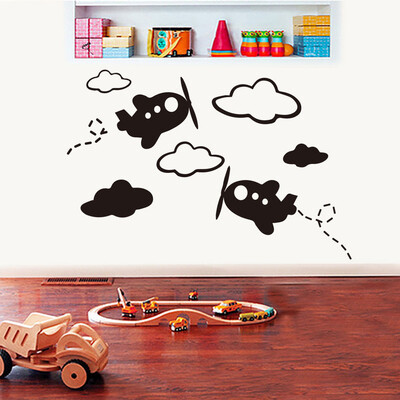 

〖Follure〗Removable Airplane Wall Stickers Home Decorative Decal Kids Nursery Baby Room