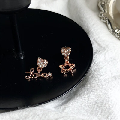 

Aretes de mujer modernos 2018 new design star moon pendant earrings fashion wild minimalist jewelry Korean earrings for women