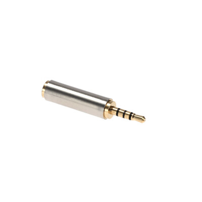 

Gold-plated 25 mm Male to 35 mm Female Audio Stereo Headphone Converter Adapter