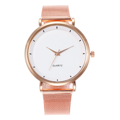 

Simple scale ladies watch colorful female alloy mesh