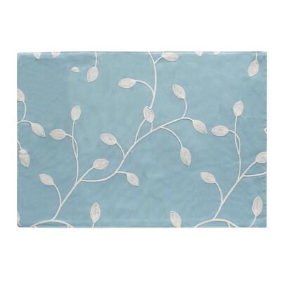 

European Embroidered Flower Dining Placemat Table Mat Cup Disc Bowl Pad