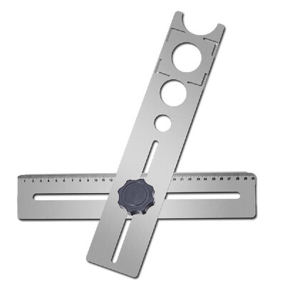 

Multifunctional Tile Hole Locator Puncher Adjustable Tile Fixing Decoration Accessory Measurement Tool
