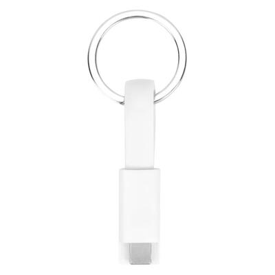

2 in 1 Micro USB 8 Pin Data Charging Cable Mini Keychain for iPhone Android