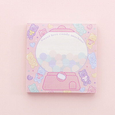 

80Pcs Cartoon Sticky Notes Memo List Planner Diary Message Notice Reminder Paper