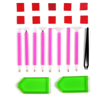 

2018 hot sell Handmade Diamond Painting Tools Set Accessories DIY Diamond Painting Cross Stitch Embroidery Pen Tools