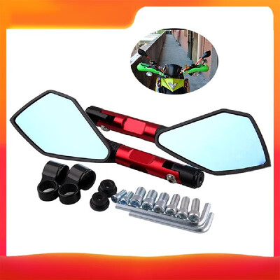 

Motorcycle CNC Rearview Side Mirrors Rhombus Universal Wide Field Rearview Mirror
