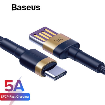 

Baseus 5A 40 W USB Type C Cable for Huawei P30 Mate 20 Pro Support fast Charging USB Type-C Cable Samsung S9 S10 USB C Charge