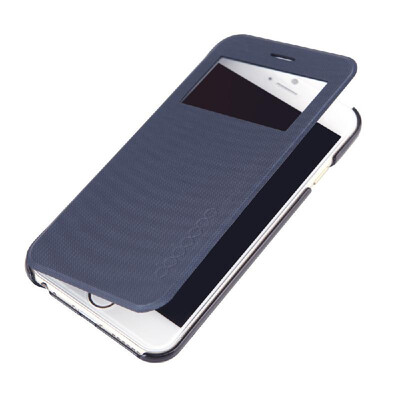 

dodocool Flip PU Leather Ultra Slim Case Cover Single View Window for 47" Apple iPhone 6 Yellow