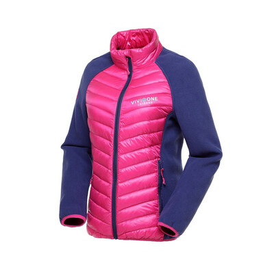 

Winter female Inside down jacket Outdoor sport light thin Down Jackets Women short coatfleece sleevesDown VestNon dismantling