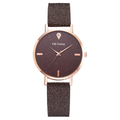 

Hot Sale Women Starry Sky Dial Ladies Quartz Rhinestone Analog Wristwatches Fashion PU Strap Clock Zegarki Damskie50