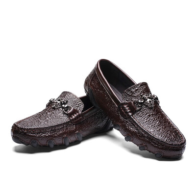 

HengLiang Leather Octopus Mens Peas Shoes 7201