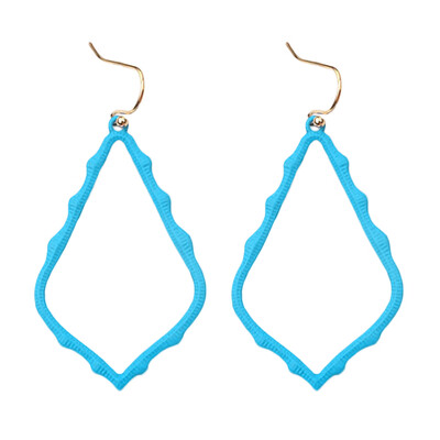 

Women Fashion Irregular Hollow Teardrop Shape Dangle Hook Earrings Jewelry Gift