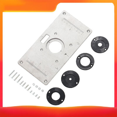 

235mm x 120mm x 8mm Trimming Machine Flip Panel Woodworking Router Table Insert Plate