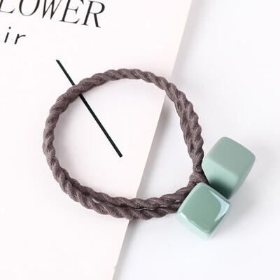 

Cute Women Girls Square Hair Ropes Elastic Hair Bands Headwear Headdress