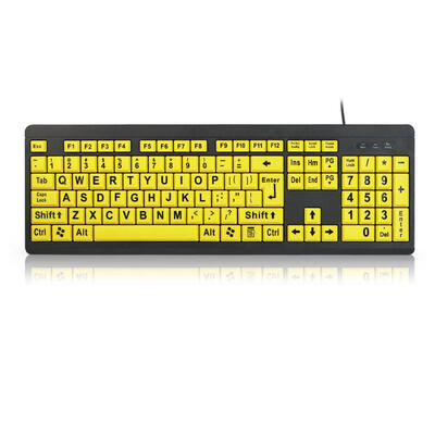 

Large Print Keyboard USB 20 Wired Over-sized Letters Keyboard