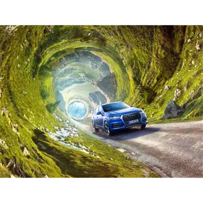 

DIY Full 2019 Square&round Diamond Painting Car Diamond Mosaic Full Layout Scenic Home Decoration Accessories
