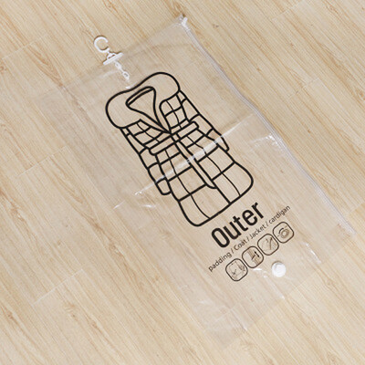 

〖Follure〗Side pull Hanging Transparent Vacuum Storage Bag Compression Bag Hook Clothes