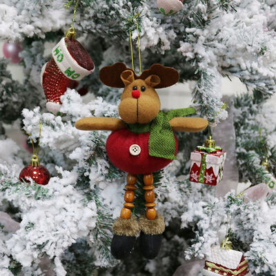 

Cute Santa Claus Snowman Tree Toy Doll Hang Merry Christmas Ornaments Christmas Gift Christmas Decorations For Home New Year
