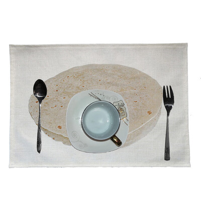 

Toponeto Creative Mexican Burrito Placemat Home Kitchen Restaurant Bar Placemat